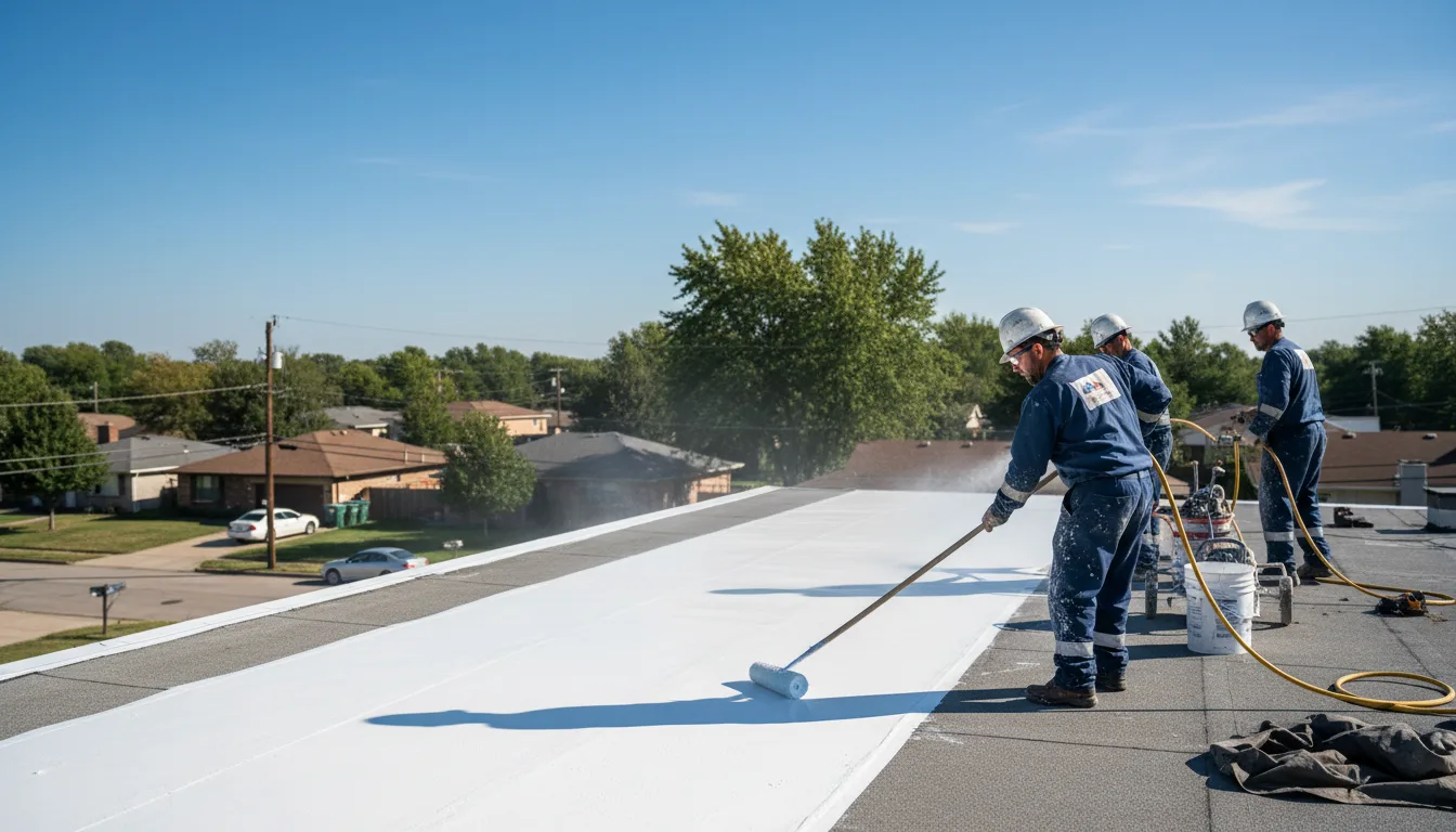Commercial roof coating in Miami, TX near me